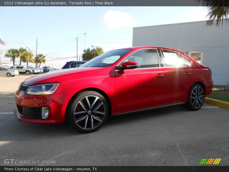 Tornado Red / Titan Black 2013 Volkswagen Jetta GLI Autobahn