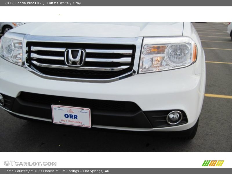 Taffeta White / Gray 2012 Honda Pilot EX-L