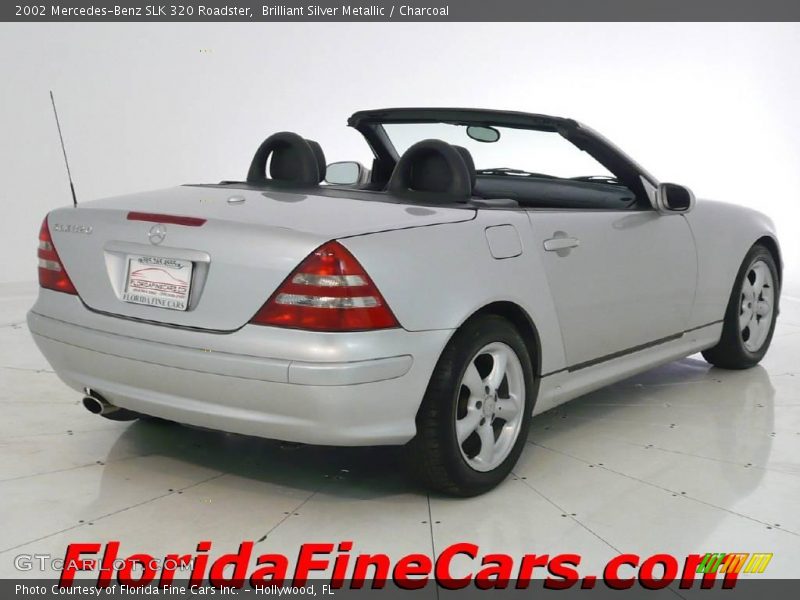 Brilliant Silver Metallic / Charcoal 2002 Mercedes-Benz SLK 320 Roadster