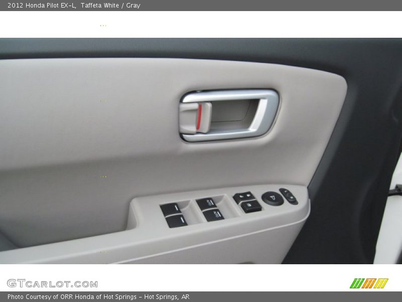 Taffeta White / Gray 2012 Honda Pilot EX-L
