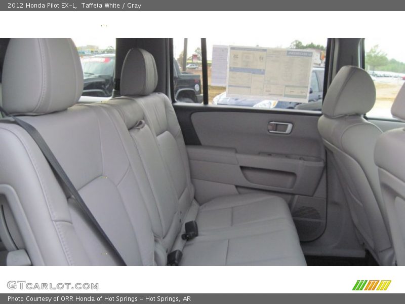 Taffeta White / Gray 2012 Honda Pilot EX-L