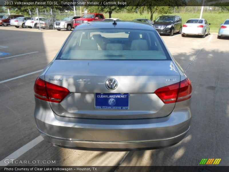 Tungsten Silver Metallic / Cornsilk Beige 2013 Volkswagen Passat TDI SE