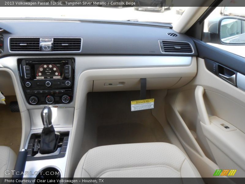 Tungsten Silver Metallic / Cornsilk Beige 2013 Volkswagen Passat TDI SE