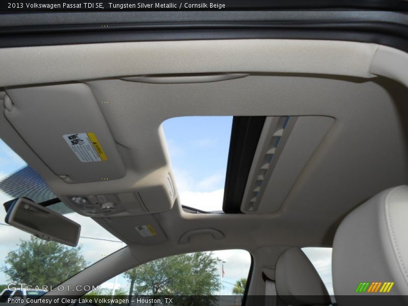 Tungsten Silver Metallic / Cornsilk Beige 2013 Volkswagen Passat TDI SE