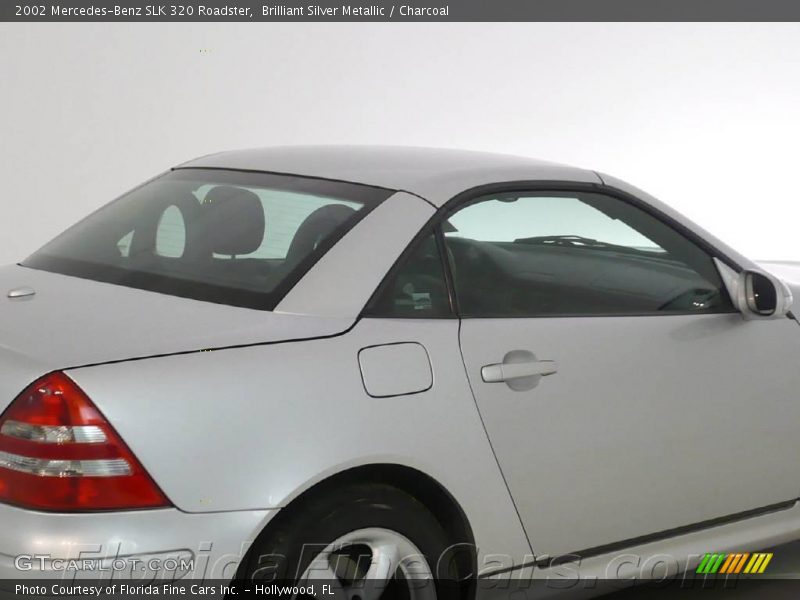 Brilliant Silver Metallic / Charcoal 2002 Mercedes-Benz SLK 320 Roadster