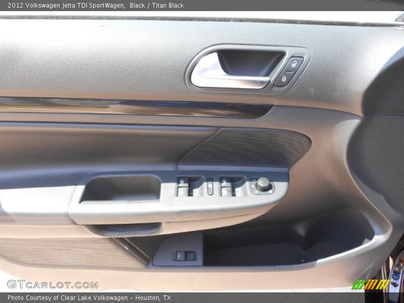 Black / Titan Black 2012 Volkswagen Jetta TDI SportWagen
