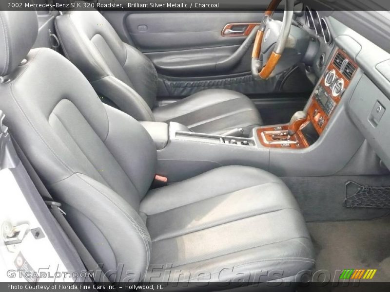 Brilliant Silver Metallic / Charcoal 2002 Mercedes-Benz SLK 320 Roadster