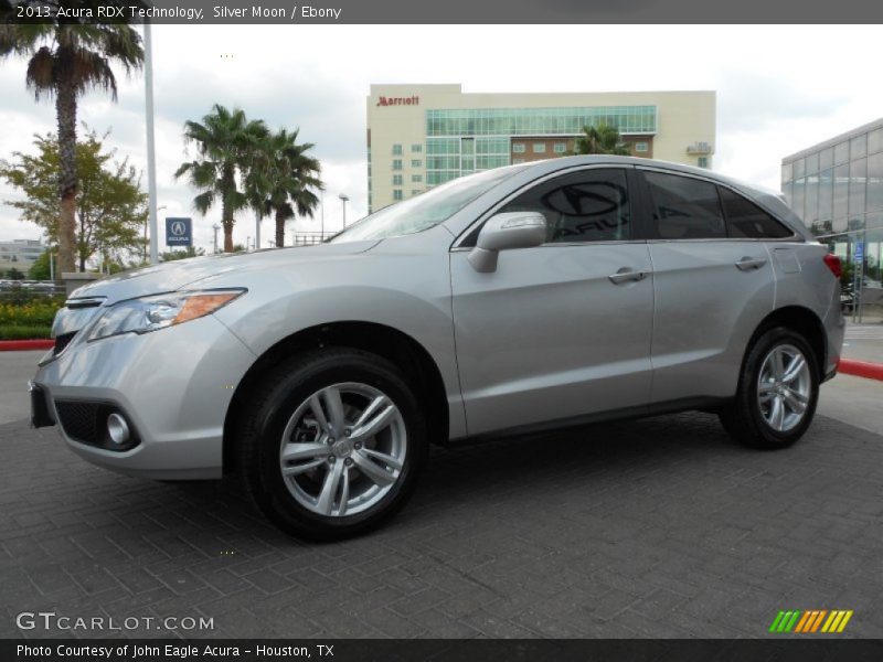 Silver Moon / Ebony 2013 Acura RDX Technology