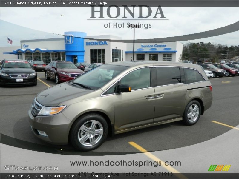 Mocha Metallic / Beige 2012 Honda Odyssey Touring Elite