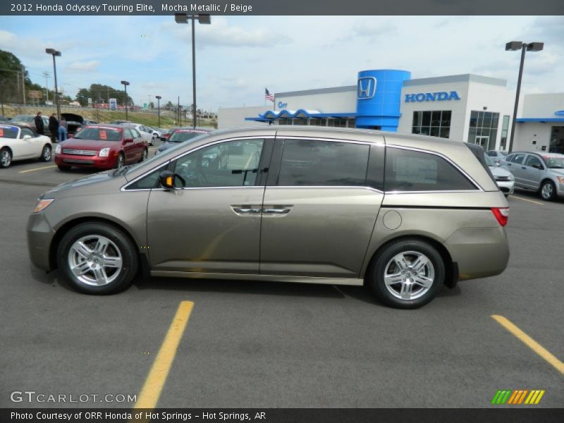 Mocha Metallic / Beige 2012 Honda Odyssey Touring Elite