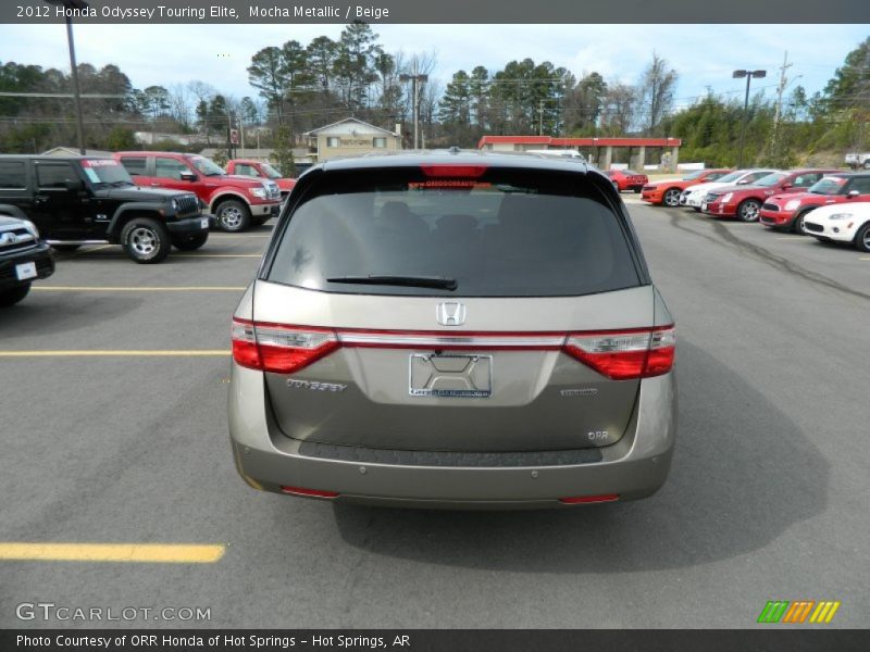 Mocha Metallic / Beige 2012 Honda Odyssey Touring Elite