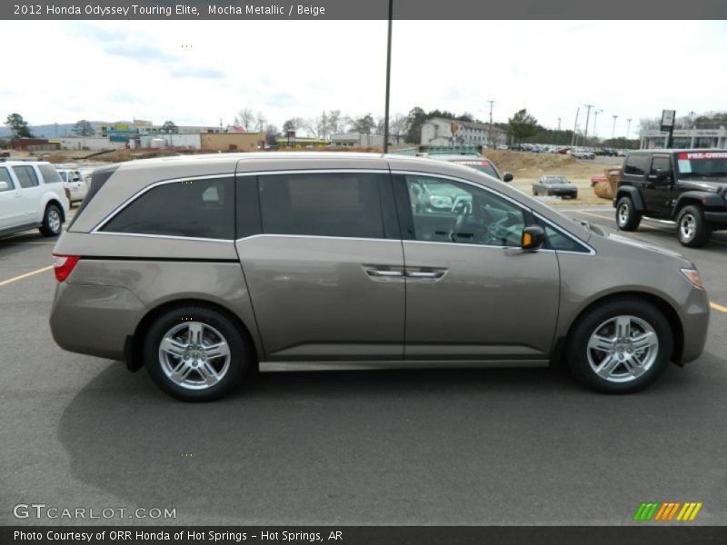 Mocha Metallic / Beige 2012 Honda Odyssey Touring Elite