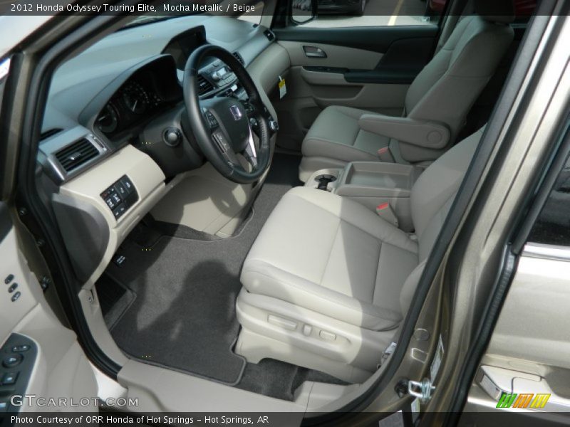 Mocha Metallic / Beige 2012 Honda Odyssey Touring Elite