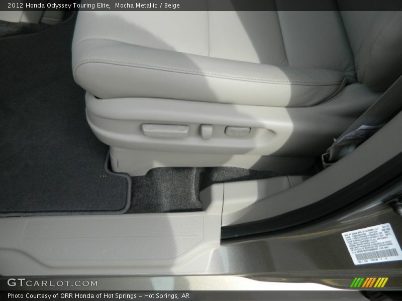 Mocha Metallic / Beige 2012 Honda Odyssey Touring Elite