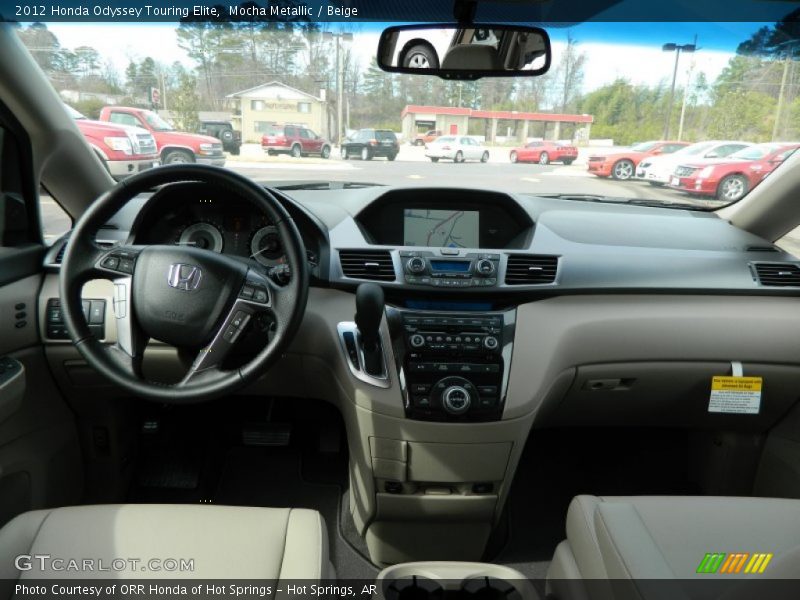 Mocha Metallic / Beige 2012 Honda Odyssey Touring Elite