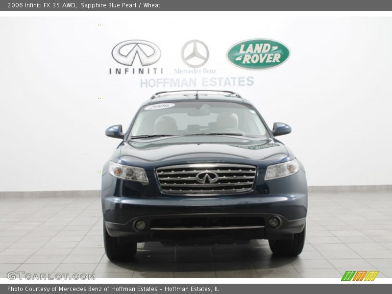 Sapphire Blue Pearl / Wheat 2006 Infiniti FX 35 AWD