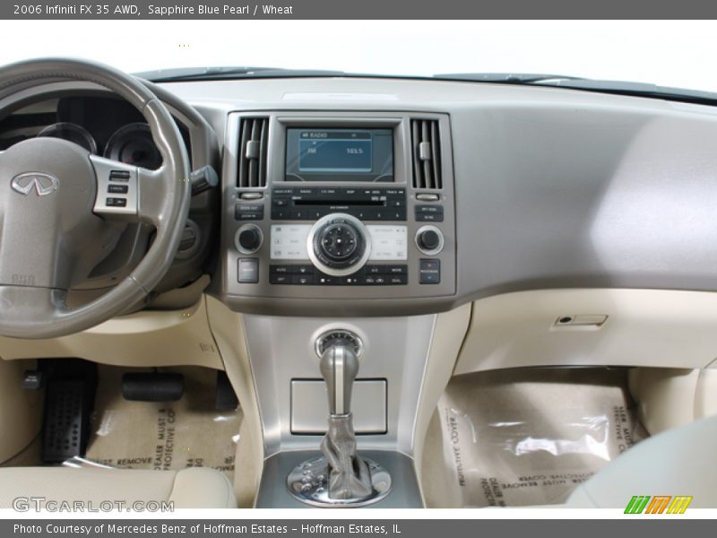 Sapphire Blue Pearl / Wheat 2006 Infiniti FX 35 AWD