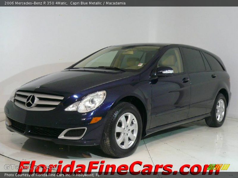 Capri Blue Metallic / Macadamia 2006 Mercedes-Benz R 350 4Matic