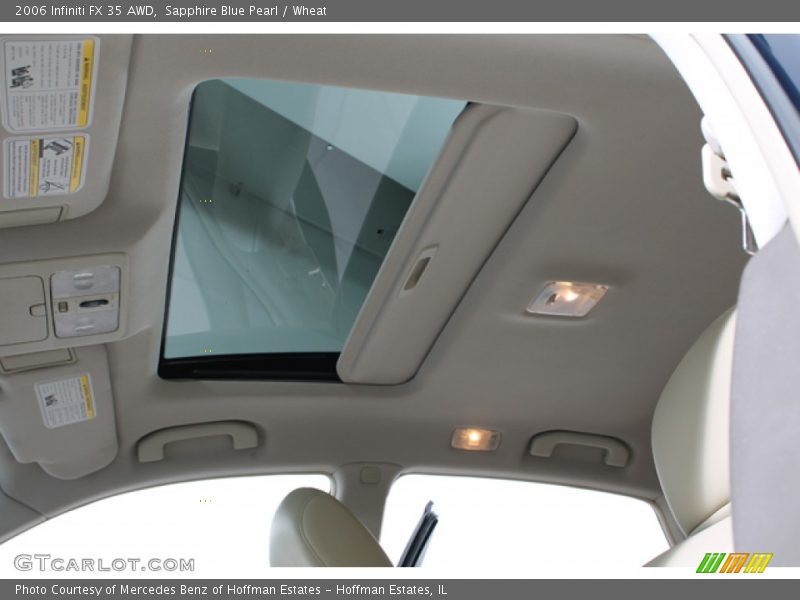Sunroof of 2006 FX 35 AWD