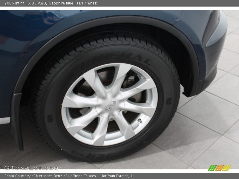 Sapphire Blue Pearl / Wheat 2006 Infiniti FX 35 AWD
