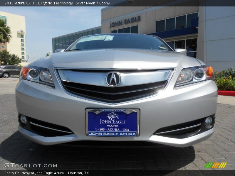 Silver Moon / Ebony 2013 Acura ILX 1.5L Hybrid Technology