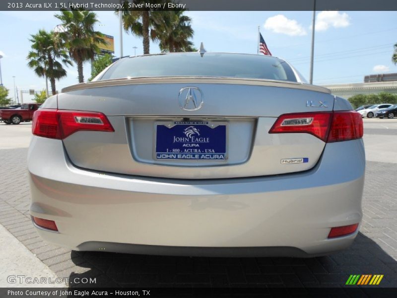 Silver Moon / Ebony 2013 Acura ILX 1.5L Hybrid Technology