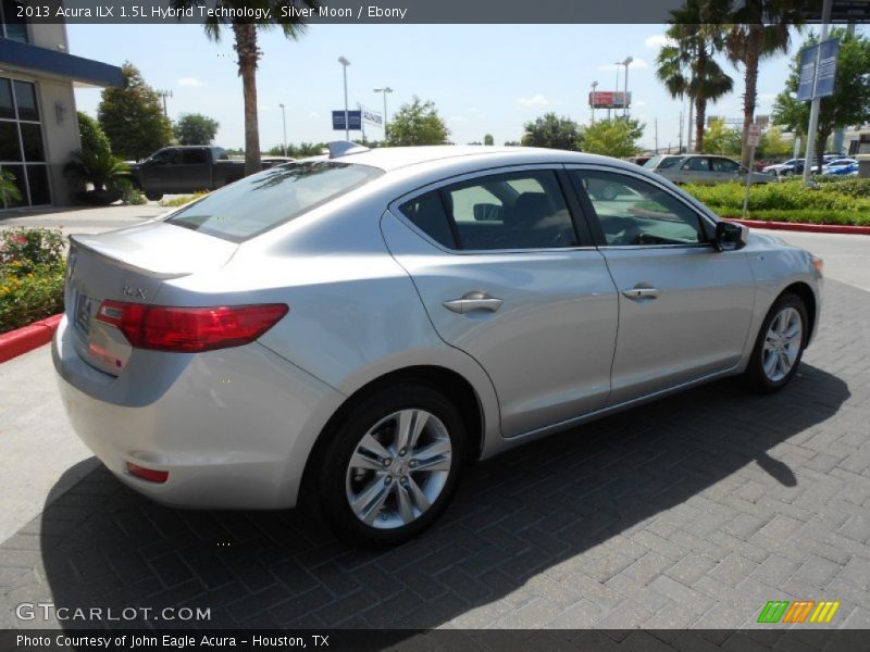 Silver Moon / Ebony 2013 Acura ILX 1.5L Hybrid Technology