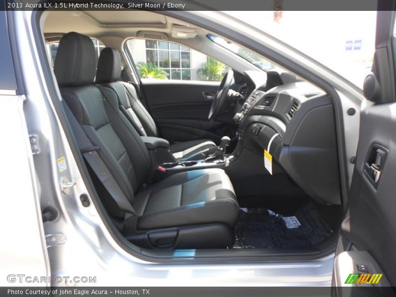 Silver Moon / Ebony 2013 Acura ILX 1.5L Hybrid Technology
