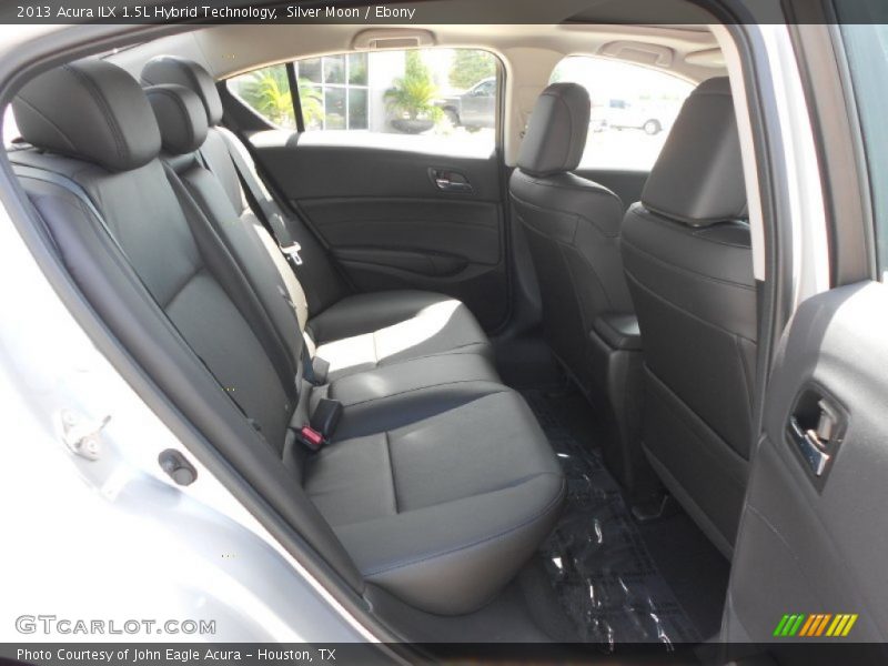Rear Seat of 2013 ILX 1.5L Hybrid Technology