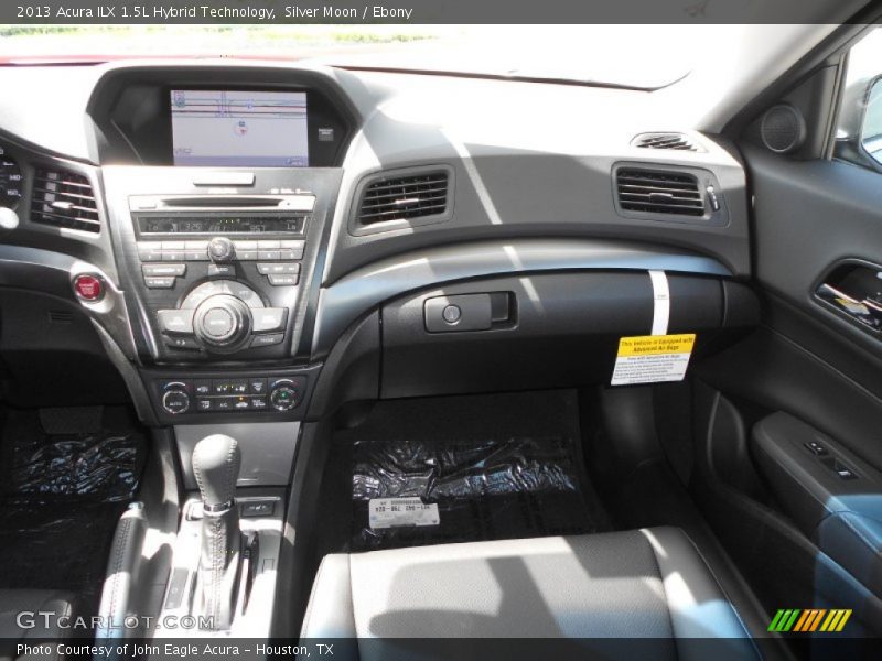 Silver Moon / Ebony 2013 Acura ILX 1.5L Hybrid Technology