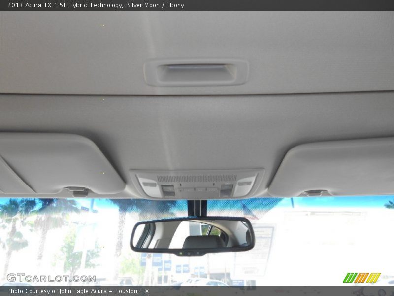 Silver Moon / Ebony 2013 Acura ILX 1.5L Hybrid Technology