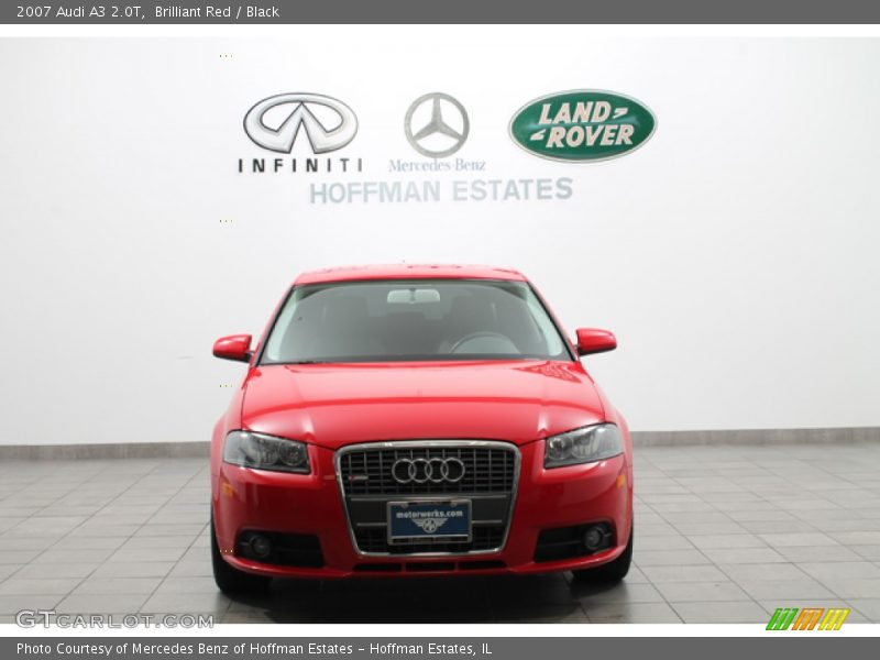 Brilliant Red / Black 2007 Audi A3 2.0T