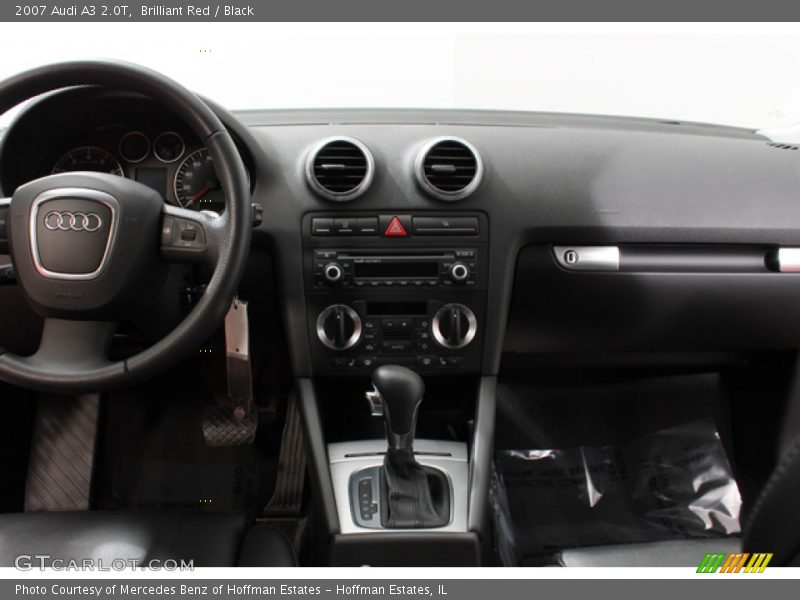 Brilliant Red / Black 2007 Audi A3 2.0T