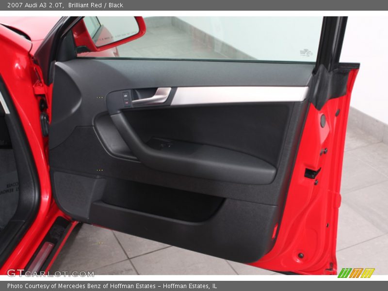 Brilliant Red / Black 2007 Audi A3 2.0T