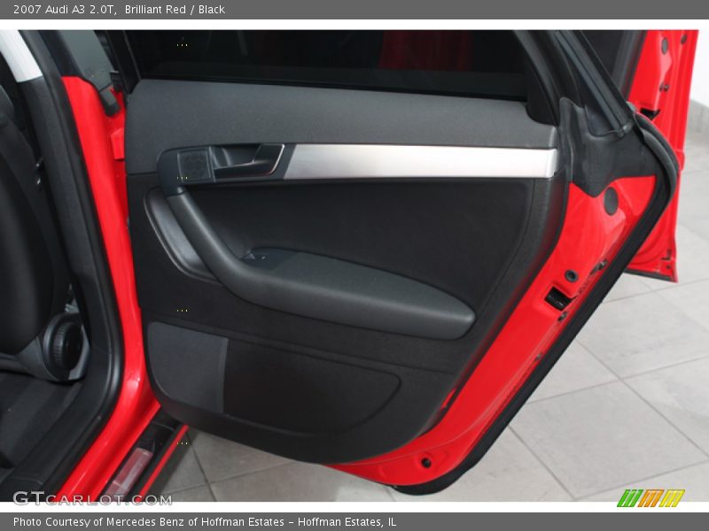 Brilliant Red / Black 2007 Audi A3 2.0T