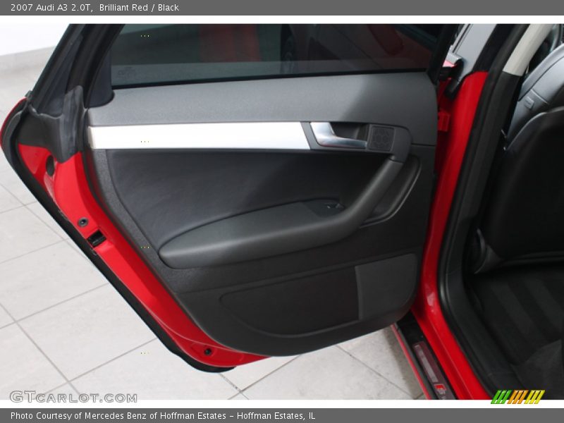 Brilliant Red / Black 2007 Audi A3 2.0T