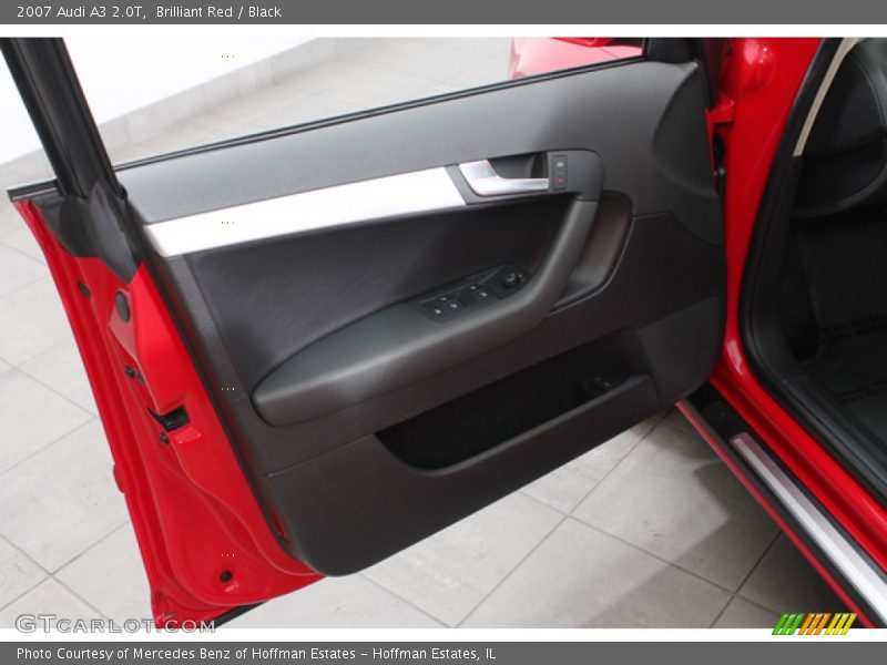Brilliant Red / Black 2007 Audi A3 2.0T