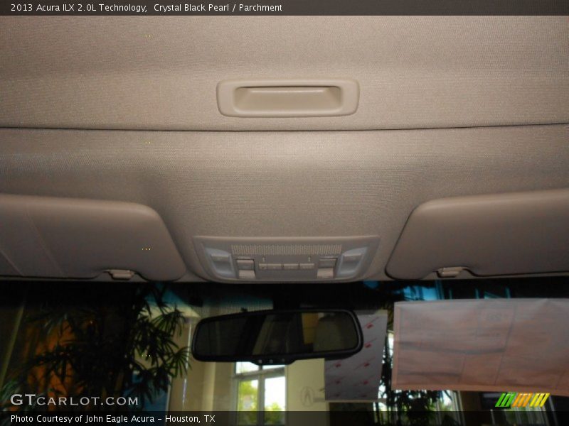 Crystal Black Pearl / Parchment 2013 Acura ILX 2.0L Technology