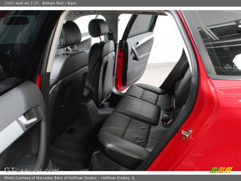 Brilliant Red / Black 2007 Audi A3 2.0T