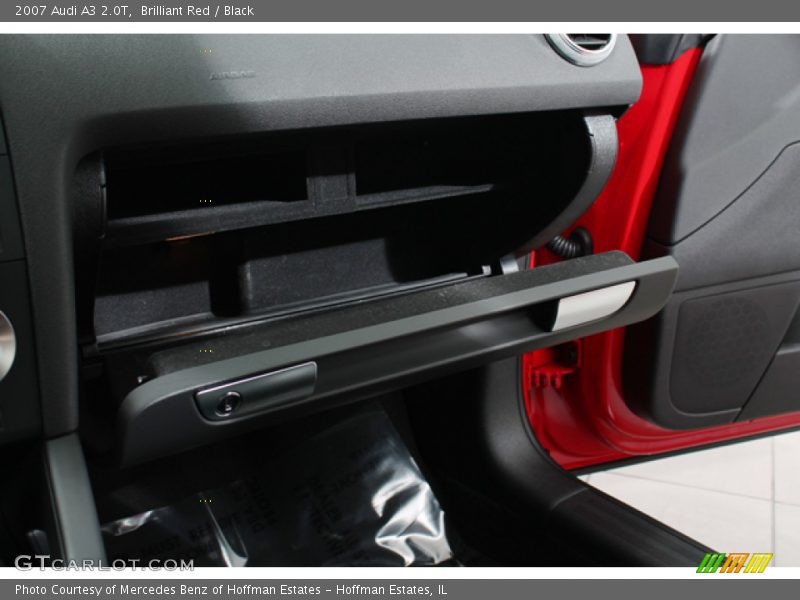 Brilliant Red / Black 2007 Audi A3 2.0T
