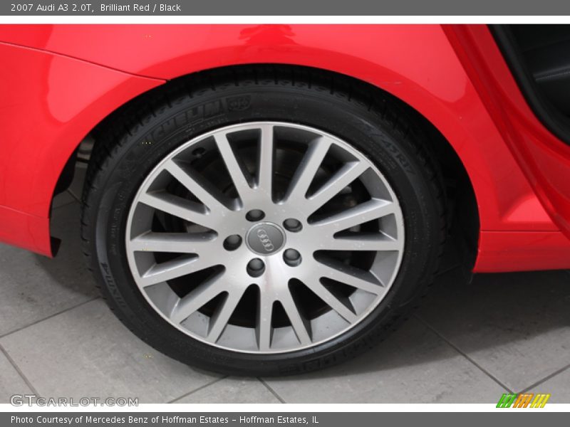 Brilliant Red / Black 2007 Audi A3 2.0T