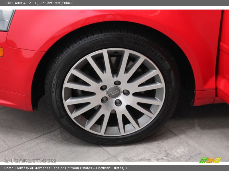 Brilliant Red / Black 2007 Audi A3 2.0T