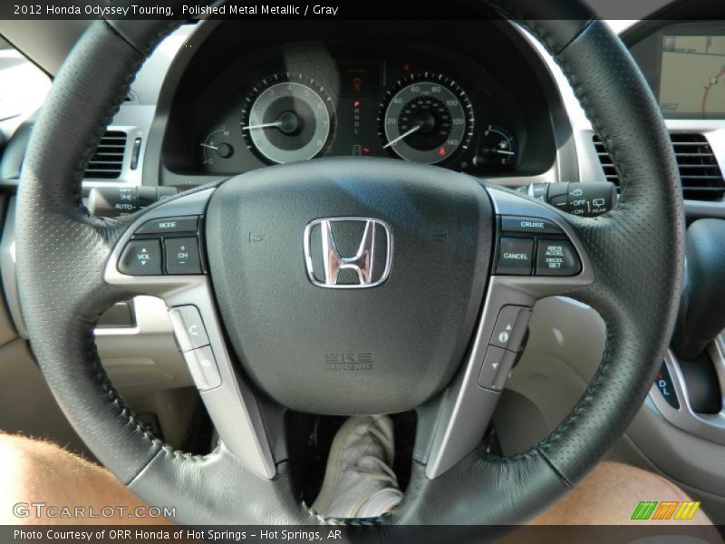 Polished Metal Metallic / Gray 2012 Honda Odyssey Touring