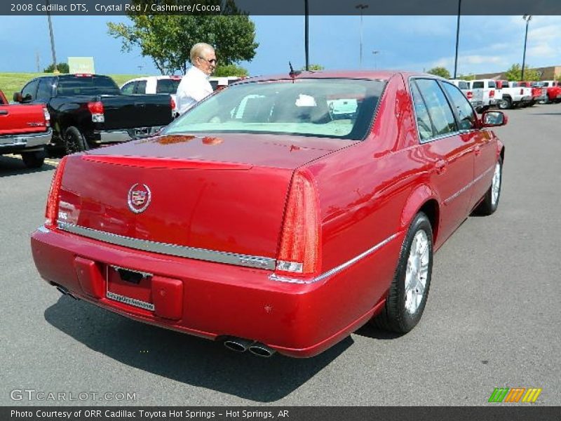 Crystal Red / Cashmere/Cocoa 2008 Cadillac DTS