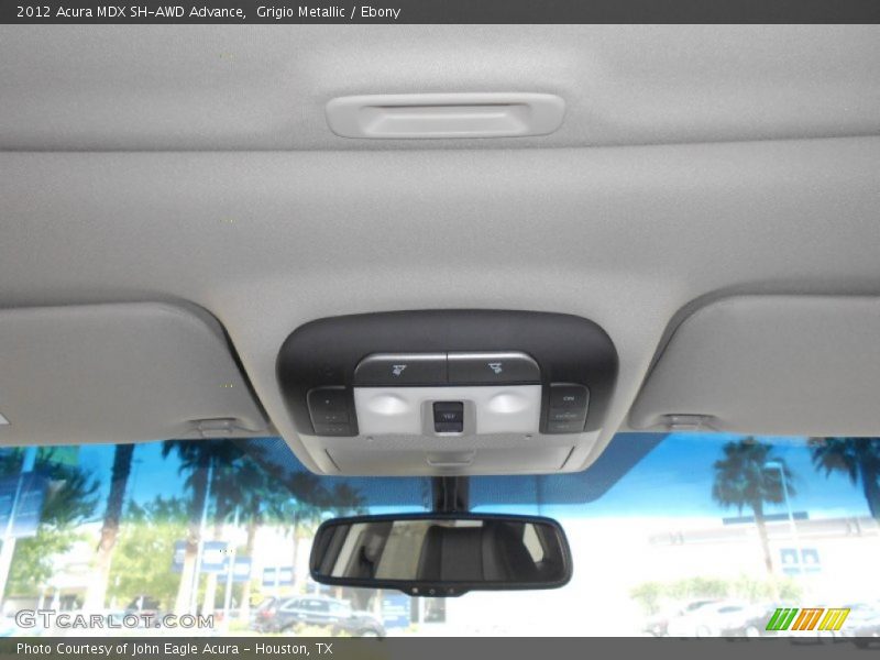 Grigio Metallic / Ebony 2012 Acura MDX SH-AWD Advance