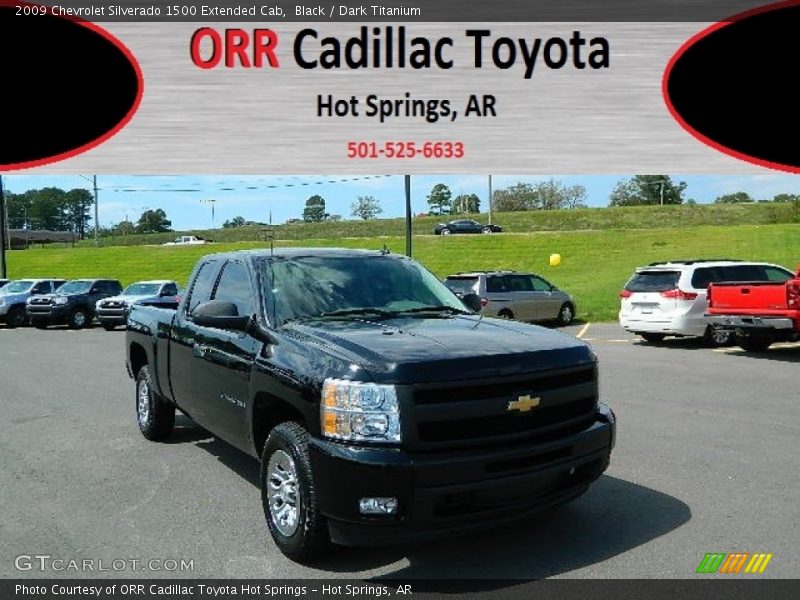 Black / Dark Titanium 2009 Chevrolet Silverado 1500 Extended Cab