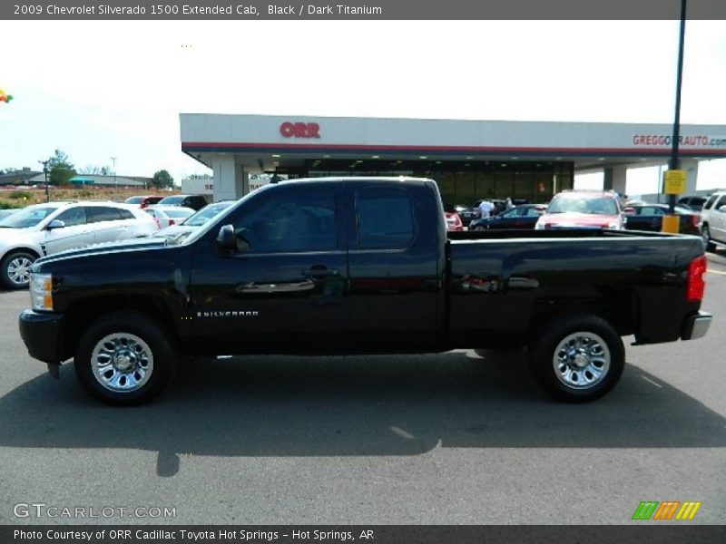 Black / Dark Titanium 2009 Chevrolet Silverado 1500 Extended Cab