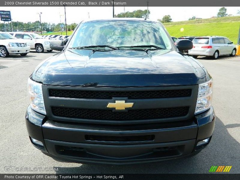 Black / Dark Titanium 2009 Chevrolet Silverado 1500 Extended Cab