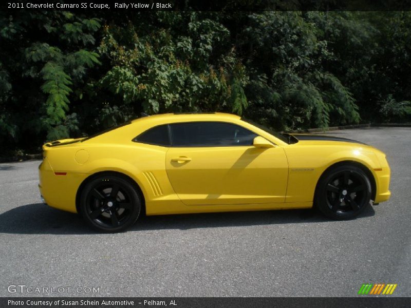 Rally Yellow / Black 2011 Chevrolet Camaro SS Coupe