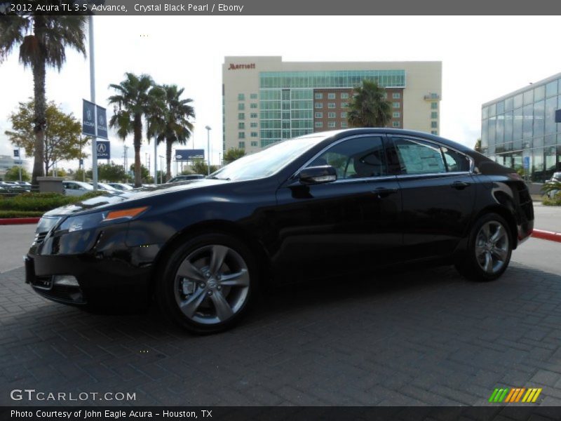 Crystal Black Pearl / Ebony 2012 Acura TL 3.5 Advance